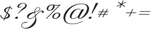 Eberdine Expanded Italic otf (400) Font OTHER CHARS