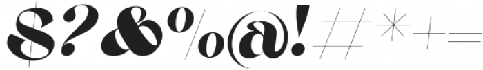 Ebigail Italic otf (400) Font OTHER CHARS
