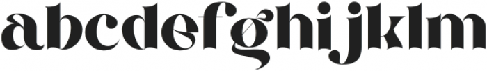 Ebigail Regular otf (400) Font LOWERCASE
