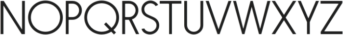 Ebisu ExtraLight otf (200) Font UPPERCASE