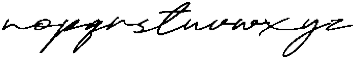 Ebony otf (400) Font LOWERCASE
