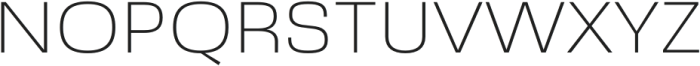Ebru Sans Extra Light Wide otf (200) Font UPPERCASE