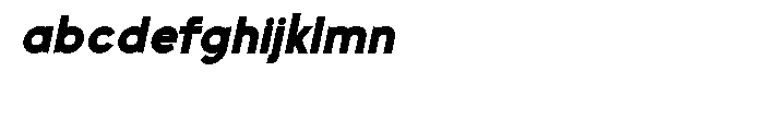 Ebisu Bold Oblique Font LOWERCASE
