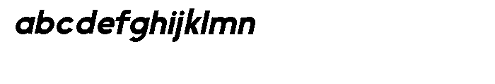 Ebisu Regular Oblique Font LOWERCASE
