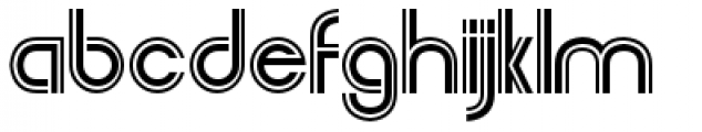 EB Futuretro Font LOWERCASE