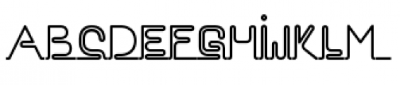EB Neon Font LOWERCASE