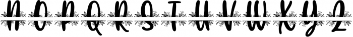 Eberline Monogram Font Font LOWERCASE