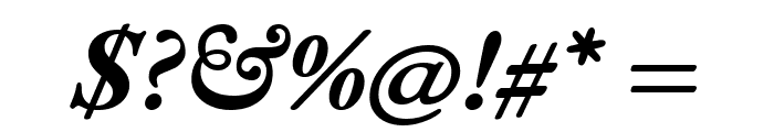 EB Garamond Bold Italic Font OTHER CHARS