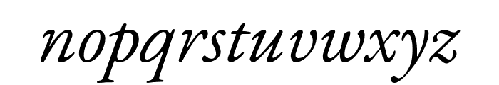 EB Garamond Italic Font LOWERCASE