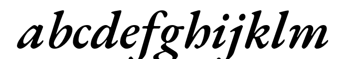 EB Garamond SemiBold Italic Font LOWERCASE