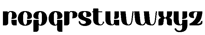 EBRATHOTRIAL Regular Font LOWERCASE