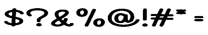 Ebook Font OTHER CHARS