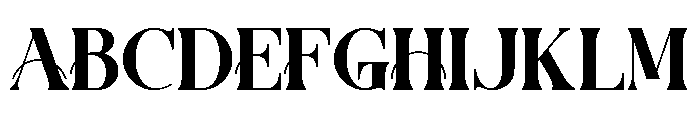 Ebotra Font UPPERCASE