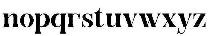 Ebotra Font LOWERCASE