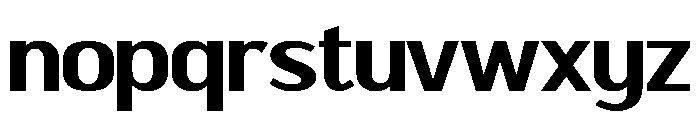 Ebson Font LOWERCASE