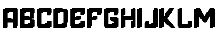 Ebyon Font UPPERCASE