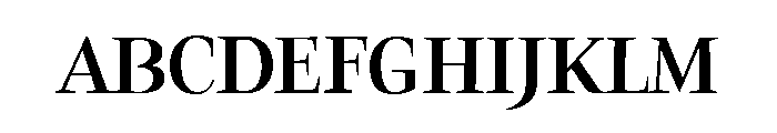 eBuenaClassic Font UPPERCASE