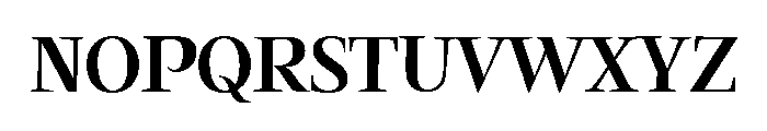 eBuenaClassic Font UPPERCASE