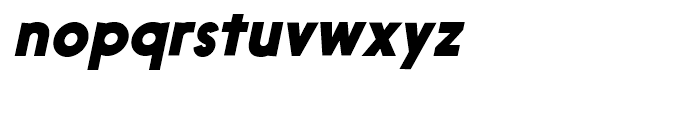 Ebisu Black Oblique Font LOWERCASE