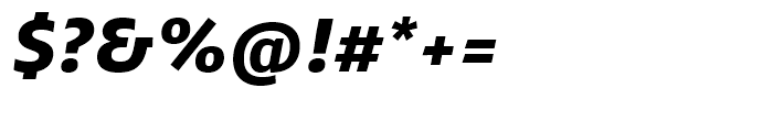 Ebony ExtraBold Italic Font OTHER CHARS