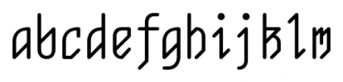 EB Base Mono Cursive Font LOWERCASE