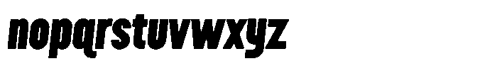 EB Attagirl Italic Font LOWERCASE