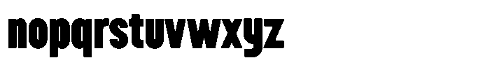EB Attagirl Regular Font LOWERCASE