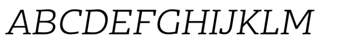EB Mensch Serif Light Italic Font UPPERCASE
