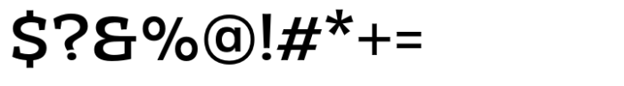 EB Mensch Serif Medium Font OTHER CHARS