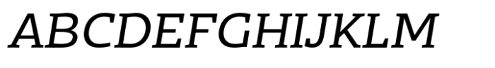 EB Mensch Serif Regular Italic Font UPPERCASE