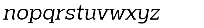 EB Mensch Serif Regular Italic Font LOWERCASE