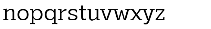EB Mensch Serif Regular Font LOWERCASE