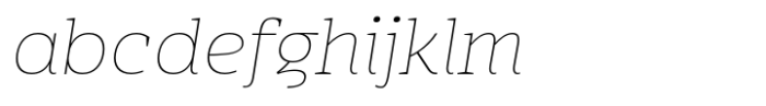 EB Mensch Serif Thin Italic FONT