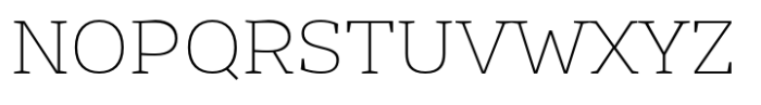 EB Mensch Serif Thin Font UPPERCASE