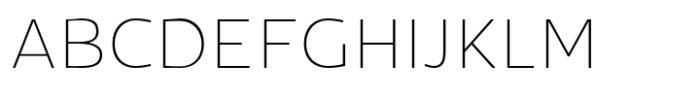 EB Mensch Thin Font UPPERCASE