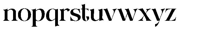 Ebamo Font LOWERCASE