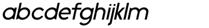 Ebisu Light Oblique Font LOWERCASE