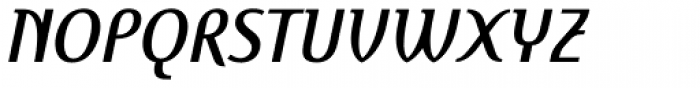 Ebura Bold Italic Font UPPERCASE