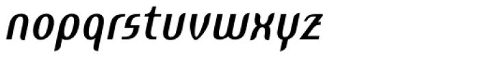 Ebura Bold Italic Font LOWERCASE
