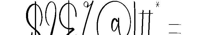Echanting Font OTHER CHARS