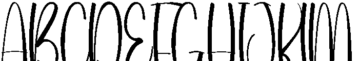 Echanting Font UPPERCASE