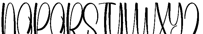 Echanting Font UPPERCASE