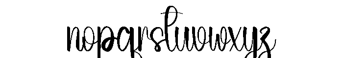 Echanting Font LOWERCASE