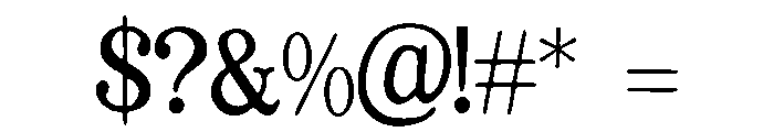 Echidna Font OTHER CHARS
