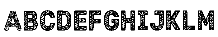 Echinacea Regular Font UPPERCASE