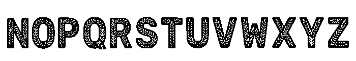 Echinacea Regular Font UPPERCASE