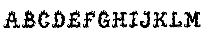 Echinia Regular Font UPPERCASE