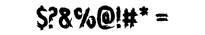 Echo Haunt Font OTHER CHARS