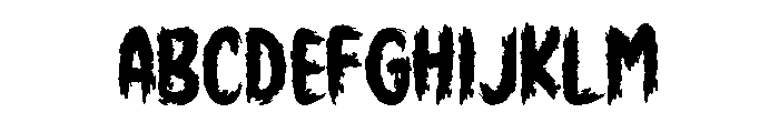 Echo Haunt Font UPPERCASE