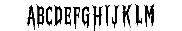 Eclipse Fraktur Regular Font UPPERCASE